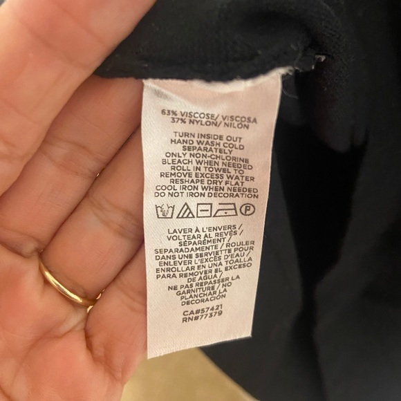 Ann Taylor beautiful bejeweled neckline 3/4 sleeve sweater back slit closure - Picture 5 of 5